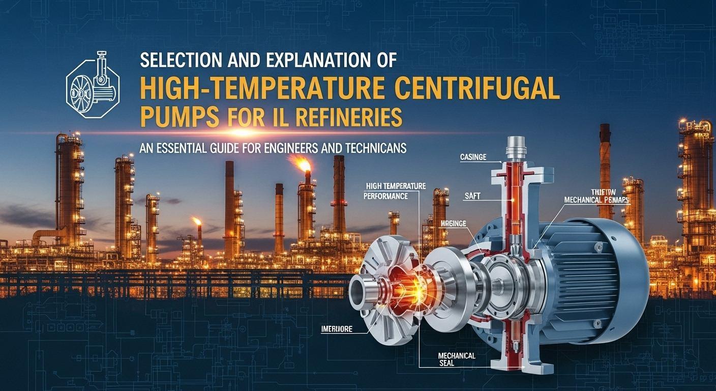 Centrifugaalpomp op hoge temperatuur voor raffinaderij