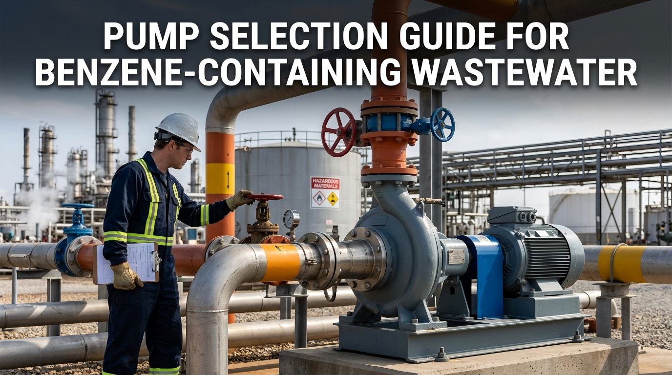 Gids voor pompselectie voor benzeenhoudend afvalwater