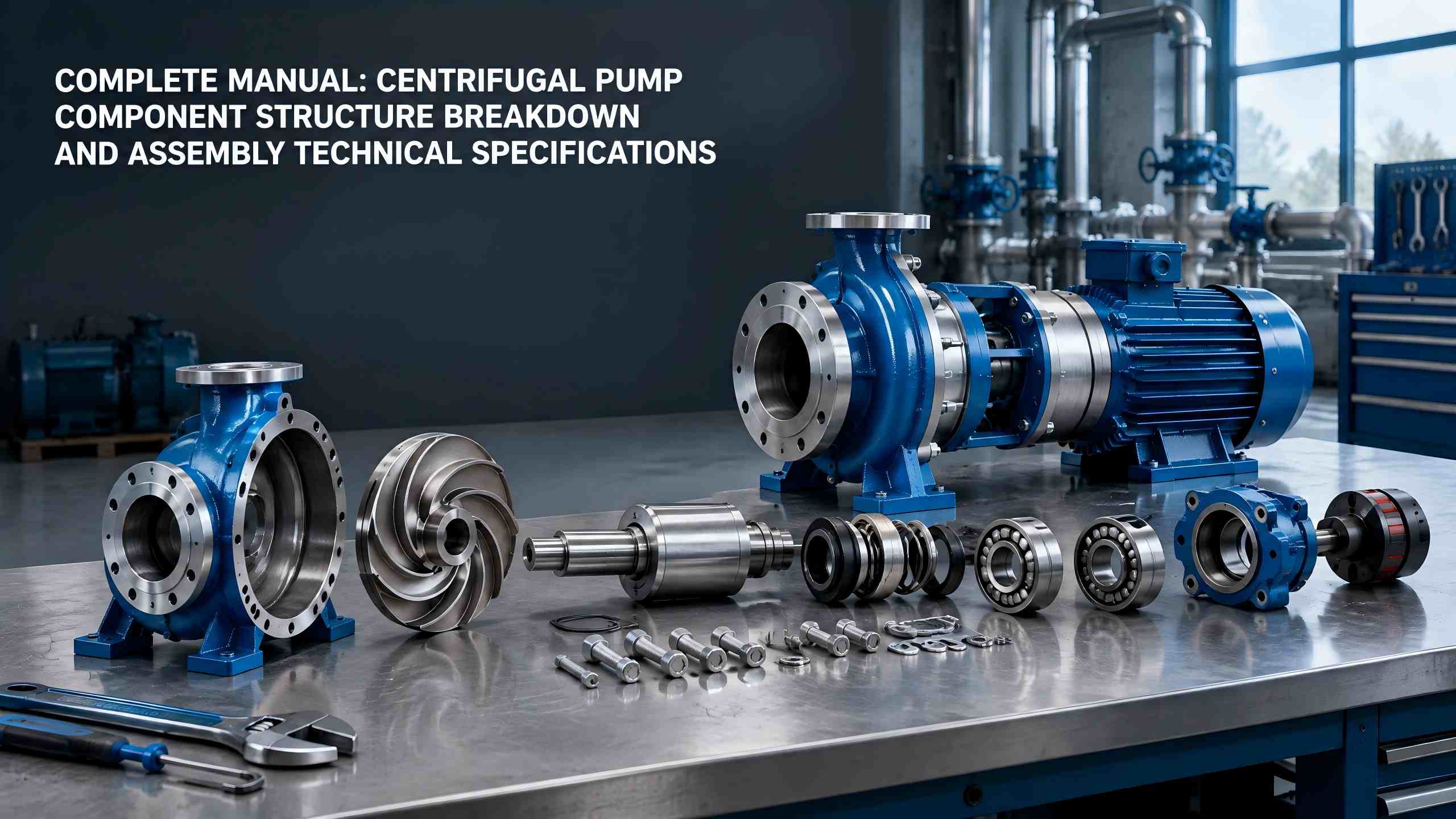 Centrifugaalpomp Componentstructuur Uitsplitsing en montage Technische specificaties